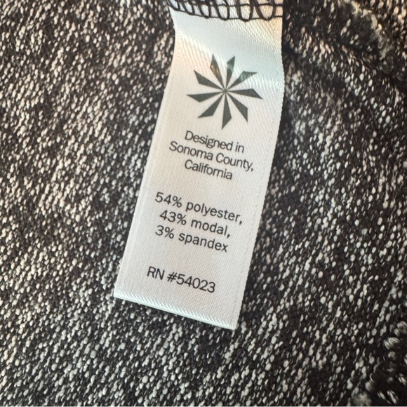 Athleta XXS Pose Wrap Cardigan Heather Black Gray Open Front Modal - Picture 8 of 8